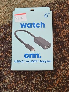 Onn. USB-C To HDMI Adapter